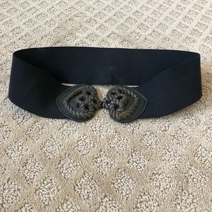 Urban Outfitters Black and Brass Knotted Belt